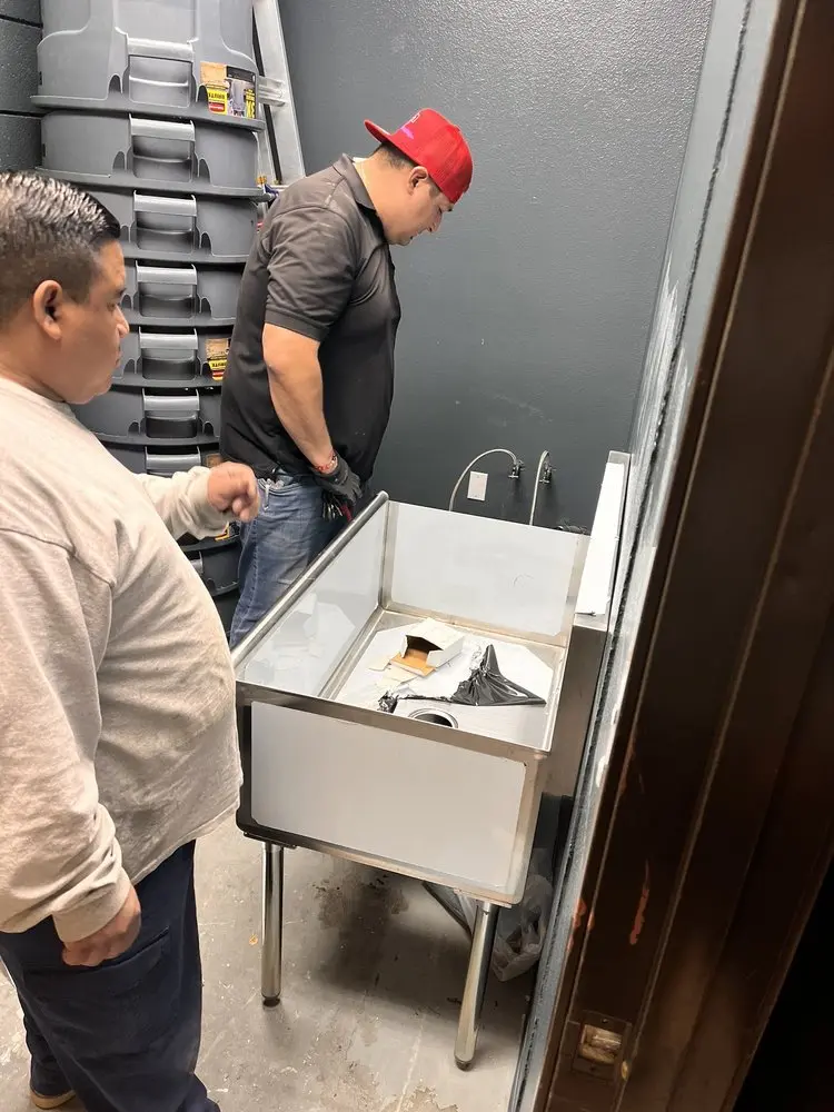 Commercial plumbing and sink installation in Oil City